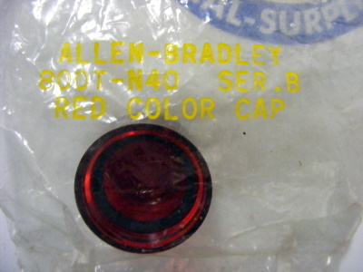 <b>Allen-Bradley - </b>800T-N40 Lamp Cover Red Series B
